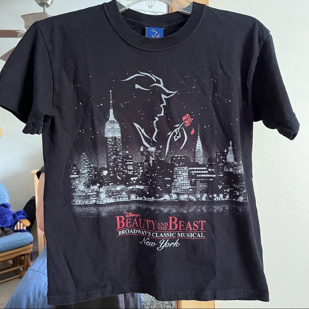Vintage Beauty and the Beast broadway tee